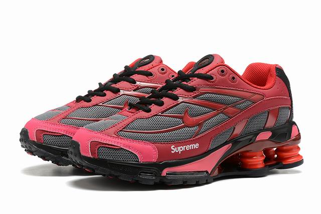 Nike Shox Ride 2 Grey Red Men's Running Shoes-06